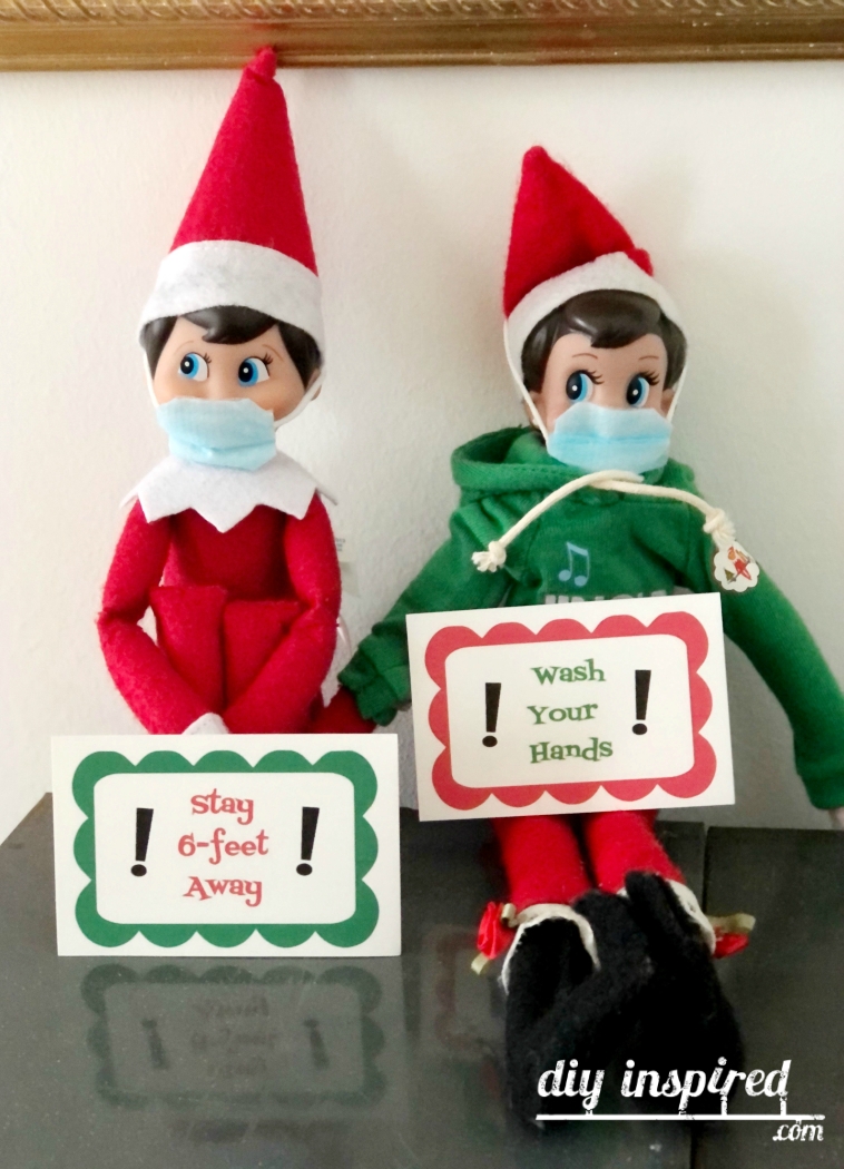 quarantine elf diy face masks - diy inspired